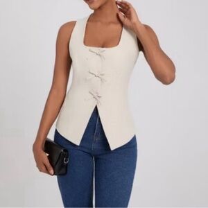 A New Day Cream Blouse with Chic Style